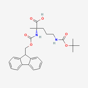 molecular formula C26H32N2O6 B613579 Fmoc-Alpha-Me-Orn(Boc)-OH CAS No. 1315449-95-6