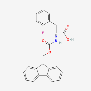 (R)-N-Fmoc-alpha-methyl-2-fluorophenylalaine