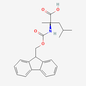 (R)-2-((((9H-Fluoren-9-yl)methoxy)carbonyl)amino)-2,4-dimethylpentanoic acid