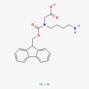 molecular formula C21H25ClN2O4 B613600 Fmoc-Abg-OH HCl CAS No. 908117-93-1