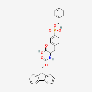 molecular formula C31H28NO7P B613602 Fmoc-4-phosphono-Phe(Bzl)-OH CAS No. 943148-45-6