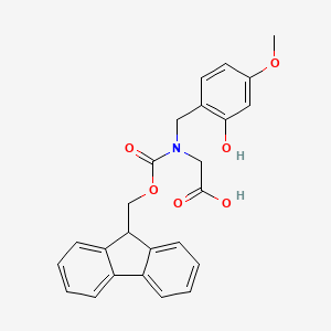 molecular formula C25H23NO6 B613614 Fmoc-N(Hmb)-Gly-OH CAS No. 148515-78-0