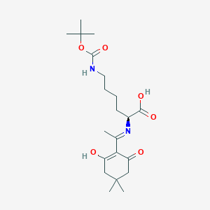 molecular formula C21H34N2O6 B613616 Dde-L-lys(boc)-OH CAS No. 1189586-14-8
