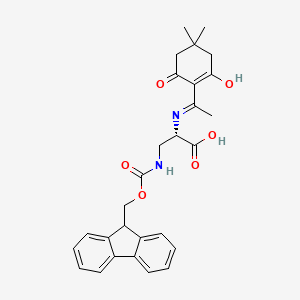 molecular formula C28H30N2O6 B613617 Dde-Dap(Fmoc)-OH CAS No. 1263046-98-5