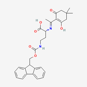 molecular formula C29H32N2O6 B613621 Dde-D-Dab(Fmoc)-OH CAS No. 1263046-84-9