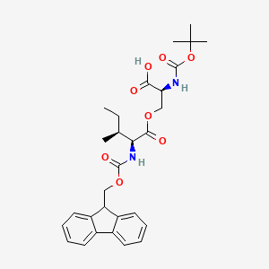 molecular formula C29H36N2O8 B613629 Boc-Ser(Ile-Fmoc)-OH CAS No. 944283-10-7