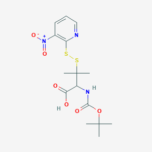 molecular formula C15H21N3O6S2 B613638 Boc-Pen(NPys)-OH CAS No. 250375-03-2
