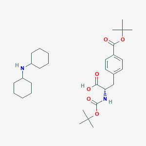 molecular formula C31H50N2O6 B613639 Boc-P-Carboxy-Phe(Otbu)-OH DCHA CAS No. 214750-69-3