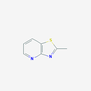 molecular formula C7H6N2S B061364 2-Methyl-[1,3]thiazolo[4,5-b]pyridine CAS No. 175659-41-3