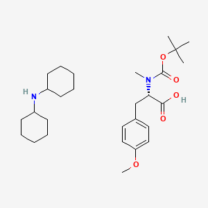 molecular formula C28H46N2O5 B613643 N-cyclohexylcyclohexanamine;(2S)-3-(4-methoxyphenyl)-2-[methyl-[(2-methylpropan-2-yl)oxycarbonyl]amino]propanoic acid CAS No. 135103-27-4