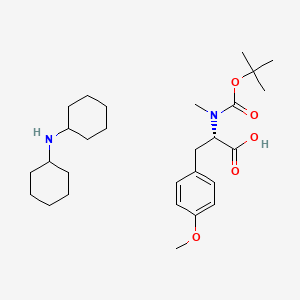 molecular formula C28H46N2O5 B613643 Boc-Metyr(Me)-OH DCHA CAS No. 135103-27-4