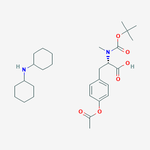 molecular formula C29H46N2O6 B613644 Boc-N-ME-tyr(AC)-OH dcha CAS No. 201294-70-4
