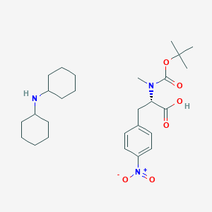 molecular formula C27H43N3O6 B613645 Boc-N-ME-P-nitro-phe-OH dcha CAS No. 70663-56-8