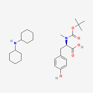 molecular formula C27H44N2O5 B613646 D-Tyrosine,N-[(1,1-dimethylethoxy)carbonyl]-N-methyl- CAS No. 178208-61-2