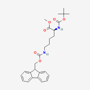 molecular formula C27H34N2O6 B613652 Boc-Lys(Fmoc)-OMe CAS No. 133628-28-1