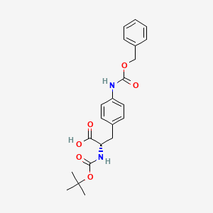molecular formula C22H26N2O6*C12H23N B613660 Boc-phe(4-nhz)-OH CAS No. 55533-25-0