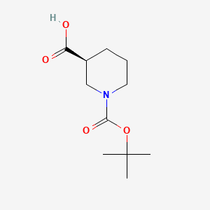 molecular formula C11H19NO4 B613667 (s)-1-Boc-piperidine-3-carboxylic acid CAS No. 88495-54-9