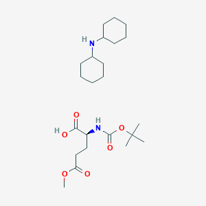 molecular formula C23H42N2O6 B613677 Boc-glu(ome)-OH dcha CAS No. 14406-17-8