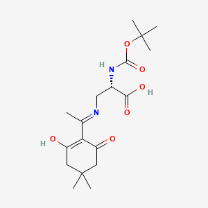 molecular formula C18H28N2O6 B613681 Boc-Dap(Dde)-OH CAS No. 1263045-09-5