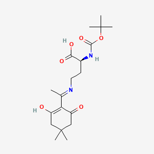 molecular formula C19H30N2O6 B613682 Boc-Dab(Dde)-OH CAS No. 1263045-50-6