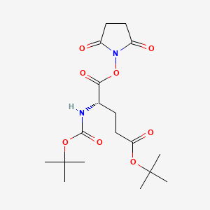 molecular formula C18H28N2O8 B613692 Boc-glu(otbu)-osu CAS No. 32886-55-8