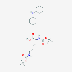 molecular formula C28H53N3O6 B613699 (2R)-2,6-bis[(2-methylpropan-2-yl)oxycarbonylamino]hexanoic acid;N-cyclohexylcyclohexanamine CAS No. 204190-67-0