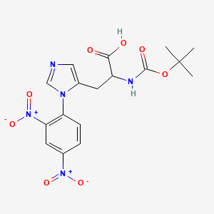molecular formula C17H19N5O8 B613704 Boc-D-His(dnp)-OH isopropanol solvate CAS No. 204125-02-0