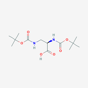 molecular formula C13H24N2O6*C12H23N B613708 N-Boc-3-(Boc-amino)-D-alanine CAS No. 159652-30-9