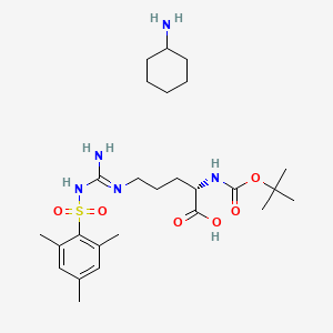 molecular formula C20H32N4O6S · C6H13N B613719 Boc-Arg(Mts)-OH CHA CAS No. 68262-72-6