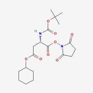 molecular formula C19H28N2O8 B613727 Boc-Asp(OcHex)-OSu CAS No. 118534-86-4