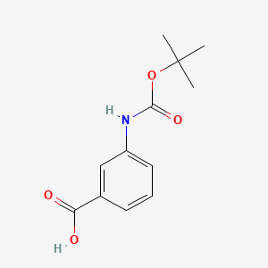 molecular formula C12H15NO4 B613736 Boc-3-氨基苯甲酸 CAS No. 111331-82-9