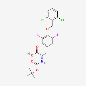 molecular formula C21H21Cl2I2NO5 B613737 Boc-3,5-diiodo-tyr(2',6'-dichloro-bzl)-OH CAS No. 201416-66-2
