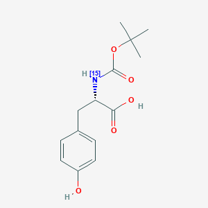molecular formula C14H1915NO5 B613742 Boc-[15N]Tyr-OH CAS No. 87713-11-9
