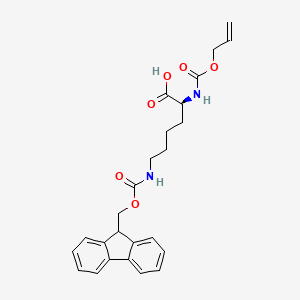 molecular formula C25H28N2O6 B613746 Alloc-Lys(Fmoc)-OH CAS No. 186350-56-1