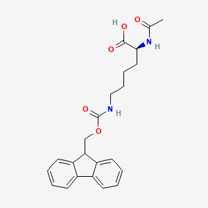 molecular formula C23H26N2O5 B613747 Ac-Lys(Fmoc)-OH CAS No. 148101-51-3