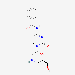 N-[1,2-Dihydro-1-[(2R,6S)-6-(hydroxymethyl)-2-morpholinyl]-2-oxo-4-pyrimidinyl]-benzamide