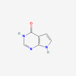 molecular formula C6H5N3O B613787 7H-Pyrrolo[2,3-d]pyrimidin-4-ol CAS No. 3680-71-5