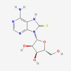 molecular formula C10H13N5O4S B613790 8-Mercaptoadenosine CAS No. 3001-45-4