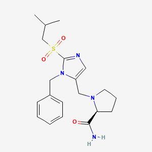 1-{[1-benzyl-2-(isobutylsulfonyl)-1H-imidazol-5-yl]methyl}-L-prolinamide