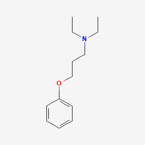molecular formula C13H21NO B6138872 N,N-diethyl-3-phenoxy-propan-1-amine CAS No. 7061-73-6