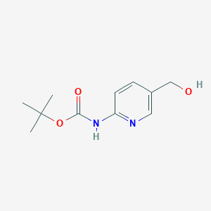 molecular formula C11H16N2O3 B061395 tert-Butyl (5-(hydroxymethyl)pyridin-2-yl)carbamate CAS No. 169280-83-5