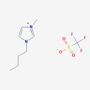 molecular formula C9H15F3N2O3S B061397 1-Butyl-3-methylimidazolium trifluoromethanesulfonate CAS No. 174899-66-2