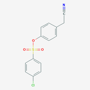 4-(Cyanomethyl)phenyl 4-chlorobenzene-1-sulfonate