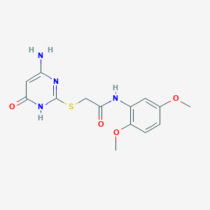molecular formula C14H16N4O4S B6140677 C14H16N4O4S 