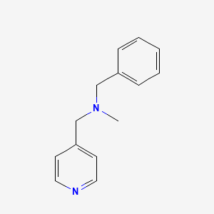 molecular formula C14H16N2 B6140784 N-methyl-1-phenyl-N-(pyridin-4-ylmethyl)methanamine 
