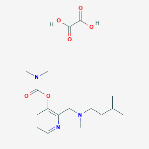2-((Isopentylmethylamino)methyl)-3-pyridinol dimethylcarbamate oxalate