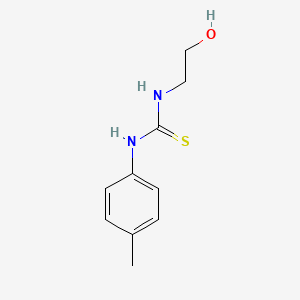 molecular formula C10H14N2OS B6141041 1-(2-Hydroxyethyl)-3-(4-methylphenyl)thiourea CAS No. 52266-71-4