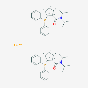 (R)-(+)-1,1'-Bis(diphenylphosphino)-2,2'-bis(N,N-diisopropylamido)ferrocene, (R)-CTH-JAFAPhos