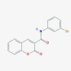 molecular formula C16H10BrNO3 B6141641 N-(3-bromophenyl)-2-oxo-2H-chromene-3-carboxamide 