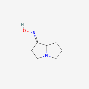 N-(hexahydro-1H-pyrrolizin-1-ylidene)hydroxylamine